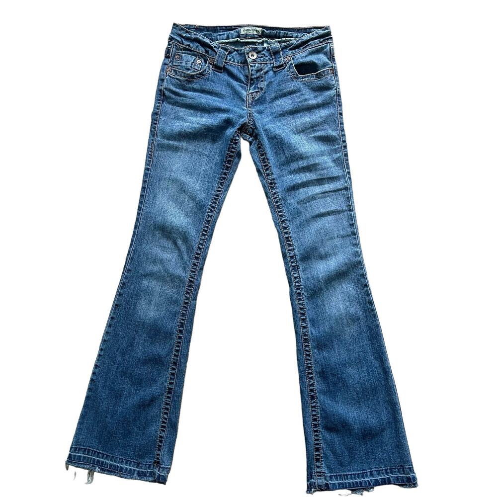 Y2K vintage low rise flare Paris blues trendy Jeans
